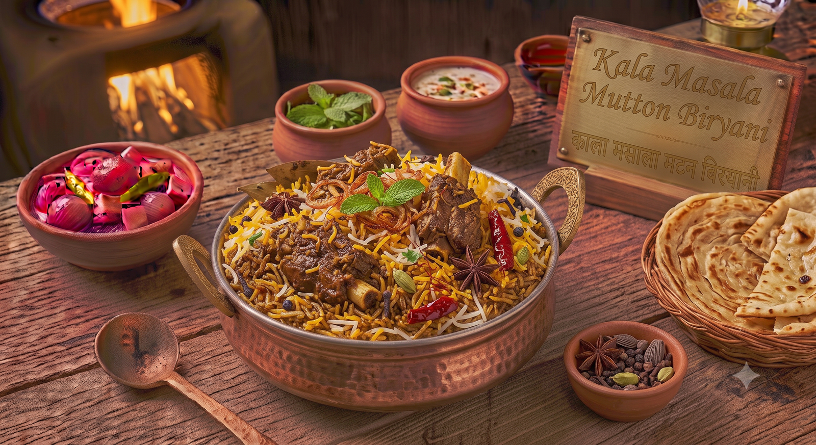 Kala Masala Biryani (Mutton)