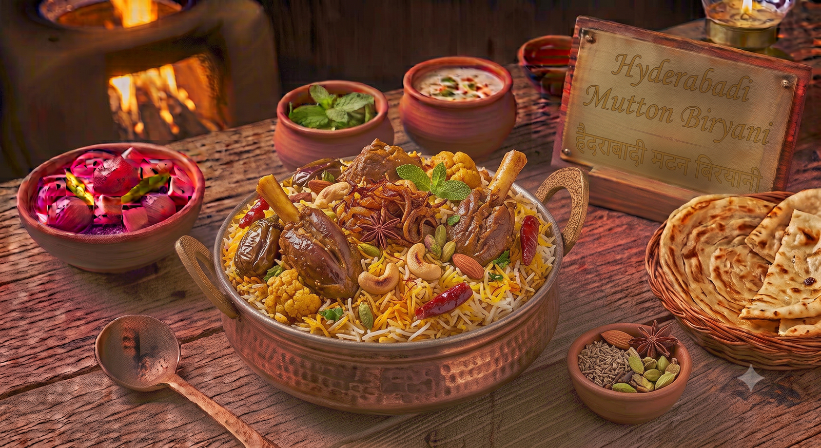 Hyderabadi Biryani (Mutton)