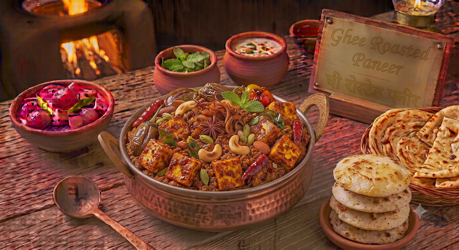 Ghee Roasted Paneer
